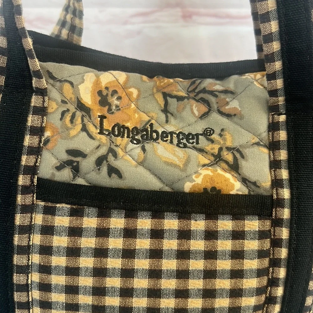 Longaberger mini floral bag